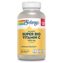 Solaray Super Bio Builded C-vitamin 1000mg, Two-Stage, Timed Release C-vitamin Bioflavonoids, Immun Supplement Supplement - Magas abszorpció, Vegan, 60 napos garancia, 180 Servings, 360 VegCaps 140