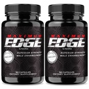 (2 csomag) Maximális Edge Férfi Pills - Maximális Edge kapszula férfiaknak, Teljes napi Forma a teljes wellness és csúcs teljesítmény, Maximális Edge Advanced Diétás kiegészítés, Vélemények (120 kapszula)