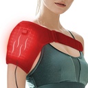 Shoulder- Heating- Pad- Heated -Wrap - 3 Hőszint Fűtés Pad for Shoulder Pain for Women Freeze Shoulder Pain Relief - Red