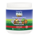 NaturesPlus Animal Parade MagKidz, Cherry Flavor - 0,38 lb - Gyermeki magnézium por kiegészítés - Csont és izom egészségügyi támogatás - Gluten mentes, Sugar mentes - 45 szerváció