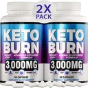 (2 Pack) Keto Diet Pills - Advanced Weight Loss - Keto Supplement for Women and Men - Apple Cider Vinegar - Keto ACV Gumies Gumies - Made in USA