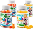 DR. MORITZ Essential Vitamin Pair - Kids Multivitamin Gummees Bundle (60 Count, 2 Pack) C-vitaminnal (60 Count 2 Pack)