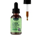Animal Essentials Máj védelem kutyák és macskák - Máj támogatás, Milk Thistle, Gyermekláncfű, Folyékony kiegészítés, Detox keverék, Máj tisztító - 2 Fl Oz