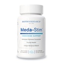 Biotics Research Meda Stim Support Endokrin funkció, Táplálkozási támogatás a pajzsmirigy Gland, Egészséges T3, T4, Thyroxine szintek, Metabolikus egészség, Tartalmaz jód, szelén, magnézium, 100 kapszula