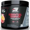Granit essentielle Aminosäuren Pulver für Muskelrückgewinnung und Wachstum mit 10g EAAs und 7g BCAAs - Sojafrei, Glutenfrei, 448g (30 Servierungen), Frucht-Punch Flavor