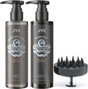 JVR szakáll mosó és szakáll kondicionáló férfiak, Szakáll Sampon tisztítás és csökkenti a Frizz, Soften & Conserens, Organic Kókusz, Aloe, Biztosítja Shine száraz és durva szakáll, Szakállas ellátás (6.7oz)
