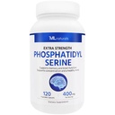 ML Naturals Foszfatidil Serine 400 mg (magas dózisú) 120 növényi kapszula. Támogatja memória & agy funkció, Non-GMO, NSF- Certified & cGMP- Compliant