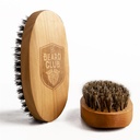 Beard Club Men 's Boar Bristle Brush - Birchwood Grooming Tool Styling, Taming és egészséges szakáll növekedés