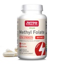 Jarrow Formulas Extra Strength Metil Folate 400 mcg, Dietary Supplement for Cardiovascularis és neurological Health Support, 60 Veggie kapszula, 60 napos ellátás