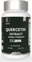 Quercetin kivonat kapszula Non-GMO, gluténmentes, Vegetáriánus támogatás Teljes egészségügyi erő energia (120 kapszula)