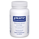 Tiszta kapszulák Resveratrol EXTRA - 100 mg Trans- Resveratrol - Egészséges celluláris és kardiovaszkuláris funkciók * - antioxidánsok kiegészítés - Non-GMO & Gluten Free - 60 kapszula