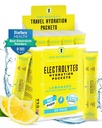 KULY NUTRIENS Electrolites Powder Packets - Frissítő Lemonade 20 Pack Hydration Packets - Travel Hydration Powder - No Sugar, No Calories, Gluten Free - Made in USA