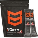 MTN OPS Hydrate Powder Drink Mix, 20 Single Serving on-The- Electrolyte csomagok több mint 1000mg elektrolit per serving, Strawberry Coconut