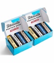 Barebells Protein Bars Variety Pack - 12 Count, Pack of 2 - Protein Snack 20 g magas fehérje - Csokoládé Protein Bar 1 g Total Sugars - Tökéletes a Go Protein Snack & Reggeli Bárok
