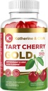 Katherine & Clark Tart Cherry Gold Montmothery Gumies - Tart Cherry Extract Gumies with Celery Seed - Promotes Egészséges húgysavszint támogatása közös megkönnyebbülés - Vegan Made in The USA - 60 Count