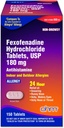 Ohm Allergia Medicine Fexofenadine 180mg - 24 óra Tűszúrás és allergia tüneteinek enyhítése, Non- Drowsy - 24- Óra Antihisztamin tabletta hatékony kezelésre - 150 gróf (egyadagos csomagolás)