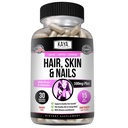 Kaya Naturals Hair Skin Nail Kapseln mit Biotin - Haar und Haut Vitamine, Vitamin D Vitamin B-12 A Folic Säure Unterstützung, Haar Unterstützung Vitamin Ergänzung für Haar Haut Nägel- 30 Zähler Kapseln