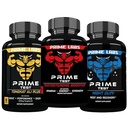 Prime Labs Prime Test Tesztoszteron Booster + Night Duty Sleep Supplement + Tongkat Ali Plus (60 Count Each)