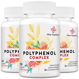 67,500 MG polifenolok kiegészítés - Erőteljes antioxidánsok és polifenol korvédelmi, polifenol Superfood, Quercetin, Resveratrol, Zöld tea, Plant- alapú és energia, Immuntámogatás, 270 kapszula