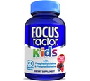 Focus Factor Kids Complete Daily Chewable Vitamins: Multivitamin & Neuro Nutritent (Agyfunkció) w / B12-vitamin, C, D3-60 Count