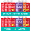 Designer Wellness Protein Smoothies Variety Pack és Strawberry Banana Bundle