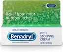 Benadryl Itch leállítja Cream Extra Strength 1 oz (8 darabos csomag)