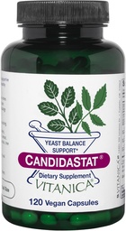 Vitanica Candidastat, Élesztőegyensúly kiegészítés és támogatás, Vegan, 120 kapszula