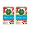 Hagyományos gyógyszerek Organic Everyday Detox Schisandra Berry gyógynövény tea, támogatja egészséges májfunkció (16 gróf (csomag 2))