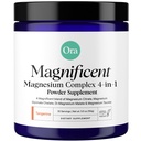 Ora Organic Magnesium Complex Powder Supplement - 4-in-1 Magnesium: Glycinate, Taurate, Malate & Citrate | Vegan, Glutenfrei | Tangerine Flavor | Calm Unterstützung für Schlaf, Stress & Muskeln | 30 Servieren