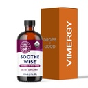 Vimergy Soothe Wise * - Fast- Absorbing Immune Support with Elderberry Sydraph and Raw, Organic Honey - Coats and soothes Respiratory sumes - USDA Certified Organic, Vegan, Paleo- Friendly, Gluten- Free.