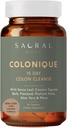 15 nap Colon Cleanse - Emésztési támogatás tisztítás, Senna Leaf, Cascara Sagrada, Psyllium Husk, Flaxseed, Aloe Vera, probiotikumok és több. Székrekedés enyhítése.
