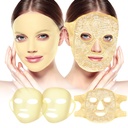 Face Ice Pack és 2 Packs Silicone Face Mask Cover, Full Arc Freeze Maszkok Hot Cold Face Compress Újrahasználható Skin Care Set nőknek Puffiness Duzzadó Szépség Spa Essentials