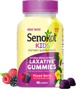 Senokot Kids kevert berry Laxative Gumies for Age 2 +, Senna Extract for Gentle, Overnight Relief from alkalmi székrekedés, 40