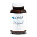 Metabolische Wartung L-Methylfolat 10 mg - Unterstützt ein gesundes Mindset - Aktives Folat für Methylierungsunterstützung & biochemische Reaktionen - Hoch bioverfügbar - 90 Portionen - 90 Kapseln