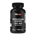 Kálium-jodid étrend-kiegészítés 130 mg / adag - 150 tabletta (1 üveg) - Exp 05 / 2030