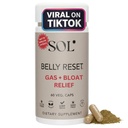 Belly Reset: Támogatja a természetes termelés emésztési enzimek és probiotikumok, csökkenti a gáz és a puffadás, Promotes Regular Bowel funkció