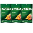 Halls Defense C-vitamin Drops Szerzett Citrus - 30 ct, csomag 3