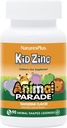 Natures Plus Animal Parade KidZinc, Tangerine Flavor - 90 Animal-Shaped Lozenges, Paket von 2 - Organisch Chelat Zink - Vegan, Glutenfrei - 180 Gesamt Servierungen
