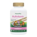 Natings Plus Animal Parade Gold Multivitamin Gyermek rágótabletta - Görögdinnye ízű - 120 Animal- Formaged Tablets - D3 vitamin, K2 és probiotikumok - Vegán, Glutén mentes - 60 Összes szervrendszer