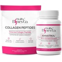 Annatrol Csonttámogatás & FORTIBONE Collagen Peptides w / FORTIGEL, VERISOL és TENDOFORTE - Teljes csont, ízület, bőr, haj, köröm és fémalapú támogatás 124; 1 hónapos ellátás (Pouch, 401.7G)