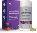 Vegane Menopause Ergänzungen (60 Kapseln) — Perimenopause und Menopause Vitamine — Frauen Beilagen — Perimenopause Beilagen für Frauen — Nahrungsergänzung — Menopause Unterstützung