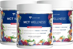 Gundry MD MCT Wellness Powder to Support Energy, Ketone Production and Brain Health, Keto Friendly, Sugar Free (90 napos ellátás, Görögdinnye Lemonade)