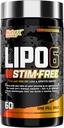 Nutrex Research Lipo6 Stimulant Free Weight Loss & Appetite Suppressant Diet Pills - Termogén Belly Fat Burner, Combat Craints, Fokozott anyagcsere - 60 Servings