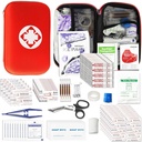 Elsősegély készlet otthoni túrázáshoz Kempingezés Kültéri Sport, 275 Pieces túlélési készletek Sürgősségi Kit, Mini Gear Bag Basic First-aid Essentials for Sürgősségi esetek angyal kívánság