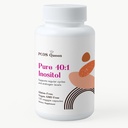 Tiszta 40: 1 Inositol - Myo + D- Chiro Inositol kiegészítés - női termékenység, bőr, és menstruációs ciklus szükségletek - 1 üveg