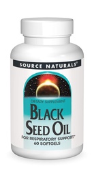 Source Naturals Black Seed Oil for Resprperial Support * - 60 Softgels