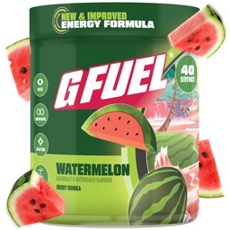 G üzemanyag Görögdinnye Energy Drink Powder, Előedzés koffein Mix játék, Sugar Free Focus Amino, Vitamin + Antioxidánsok, 9.9oz (Görögdinnye, 40 szervíz)