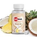 SaltStick Electrolyte FastChews - 60 Coconut ananász rágótabletta - Sós tabletta futásra és hidratálásra, Elektrolyte sajtok - 60 gróf
