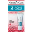Nature 's Cure 2 Part Acne Kezelés női 60 tabletta 1 oz krém (csomag 7)