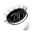 Lashify Curl 14mm Gossamer DIY Eyelash Extensions Refill, Black, Easy False Eyelash for a Natural Look